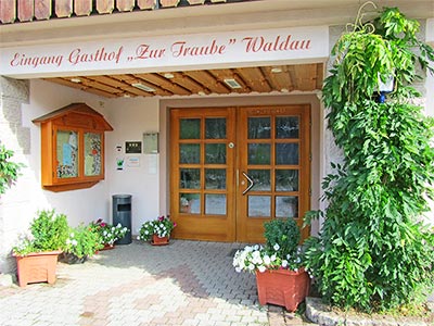 Herzlich willkommen im Hotel Traube in Waldau